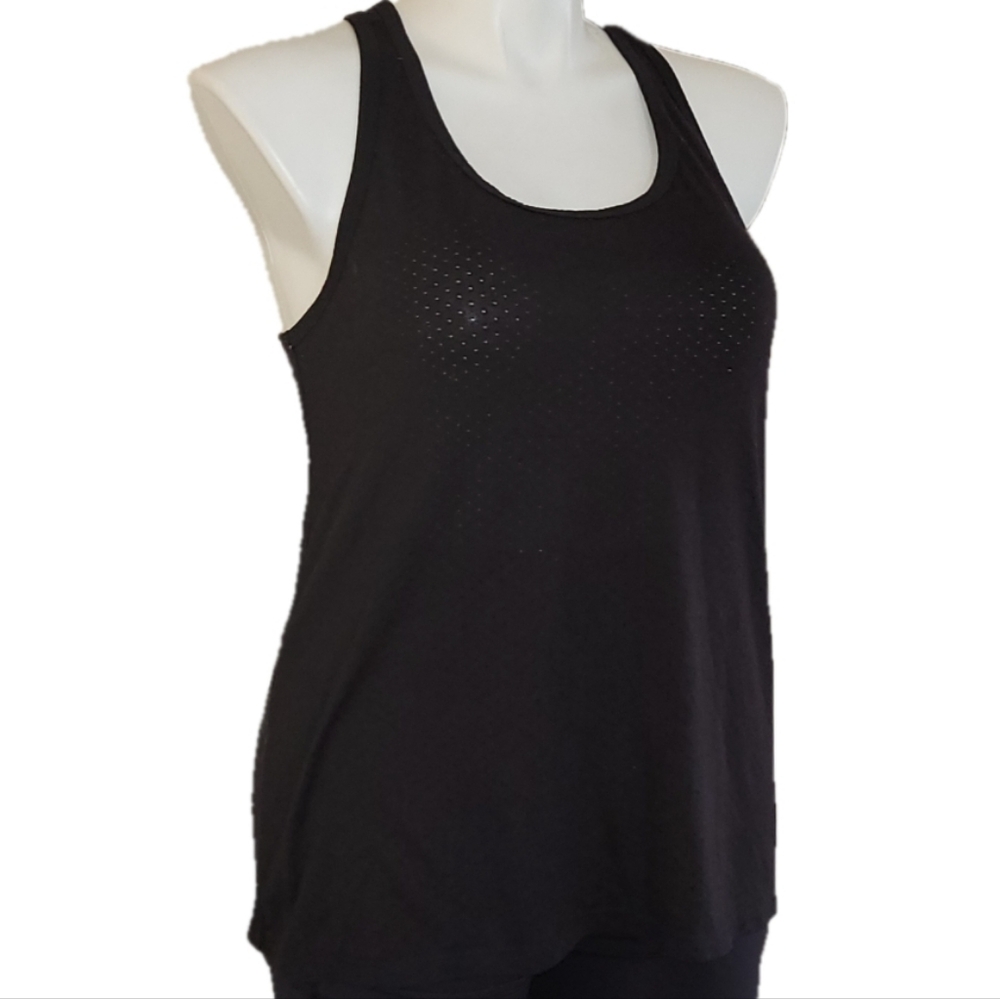 Black Racerback Tank Top - Picture 12 of 13